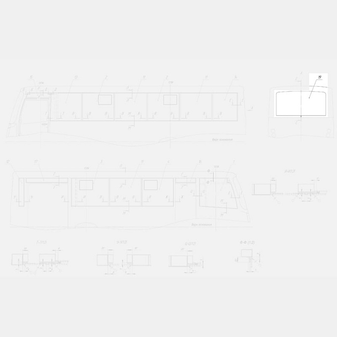 Стеклопакет задка ПАЗ модель 320414 пакетное остекление